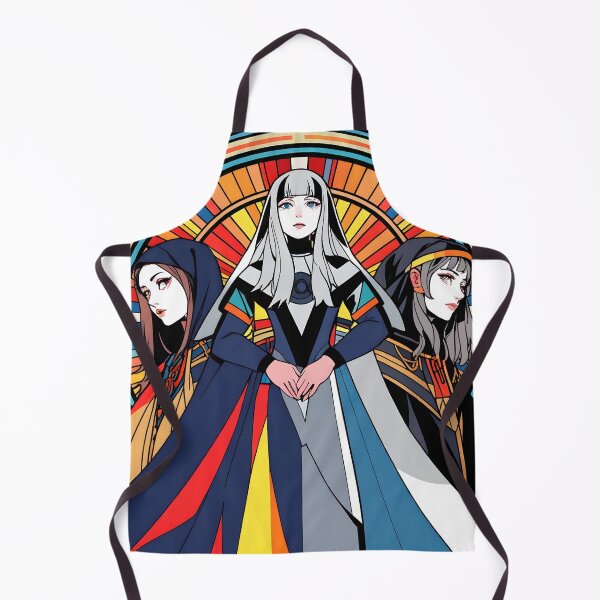 Item preview, Three fantasy queens with mystical stained glass designed and sold by Ledsor.