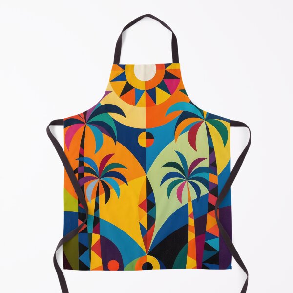 Item preview, Modern Geometric Colorful Palms designed and sold by artedamensagem.