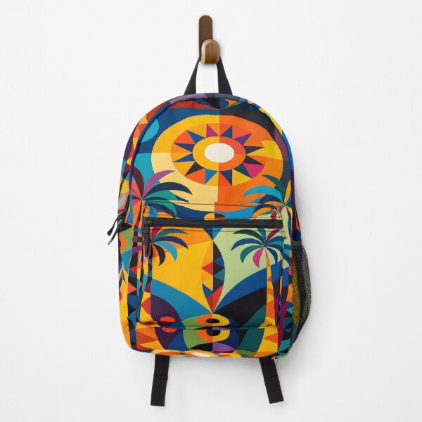 Item preview, Modern Geometric Colorful Palms designed and sold by artedamensagem.