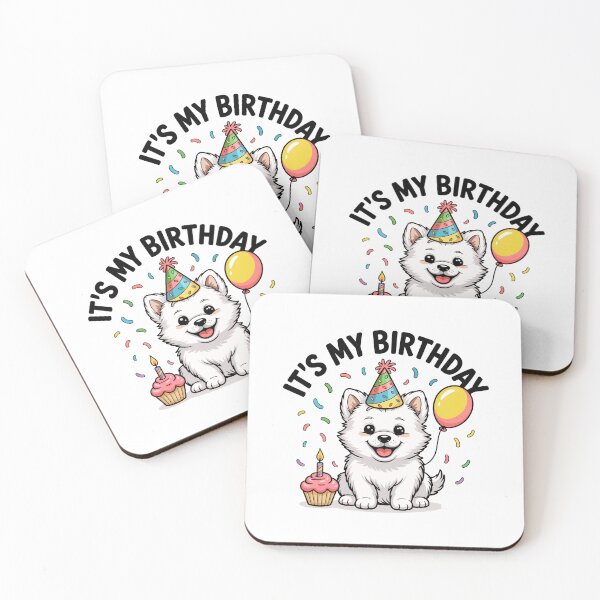 Item preview, It's My Birthday American Eskimo Dog Celebration designed and sold by TheAnimalZ00.