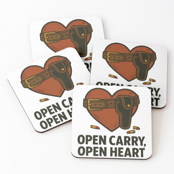 Item preview, Open Carry, Open Heart Sticker designed and sold by HolyTriggered.