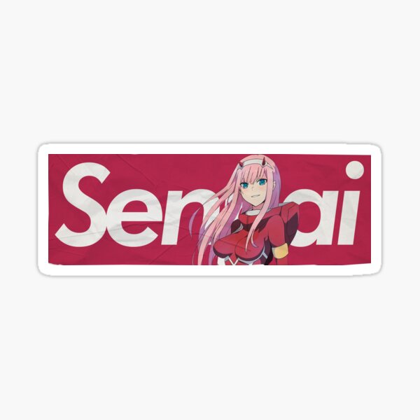 Zero Two is Supreme Sticker