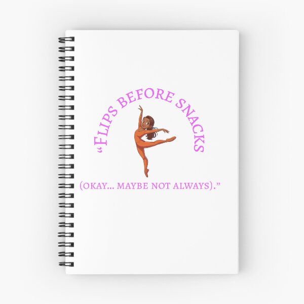 Item preview, This "Flips before snacks (okay… maybe not always)." design is perfect for the kid who loves acro. designed and sold by toridesigns0807.