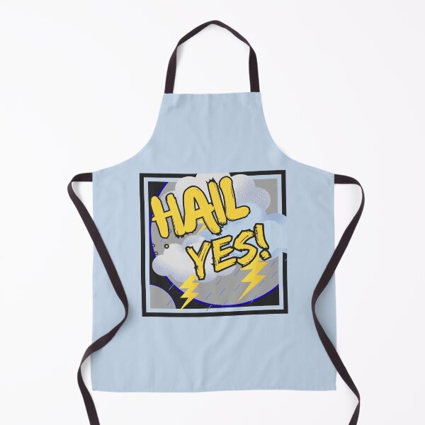 Item preview, Hail Yes! - Funny Cute Storm Chaser Cloud Lightning Lover or Hail Damage Car designed and sold by tumbleweedphoto.