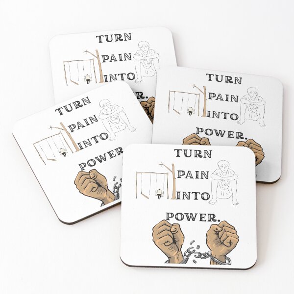 Item preview, turn pain into power designed and sold by Atonomous.