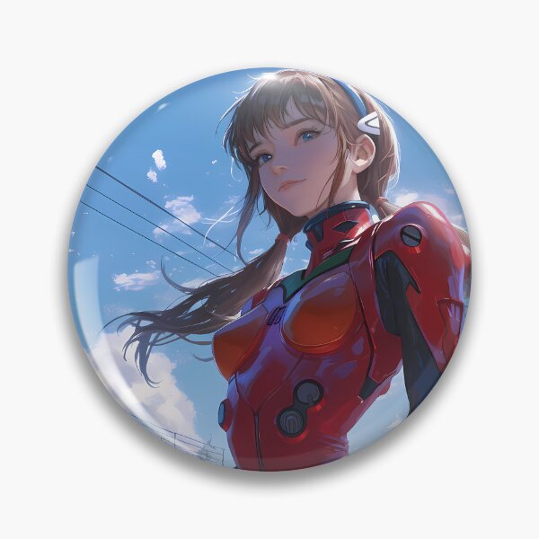 Item preview, Illustrious Makinami Mari Neon Genesis Evangelion Anime Fearless Red Prowess designed and sold by juniorcastros.