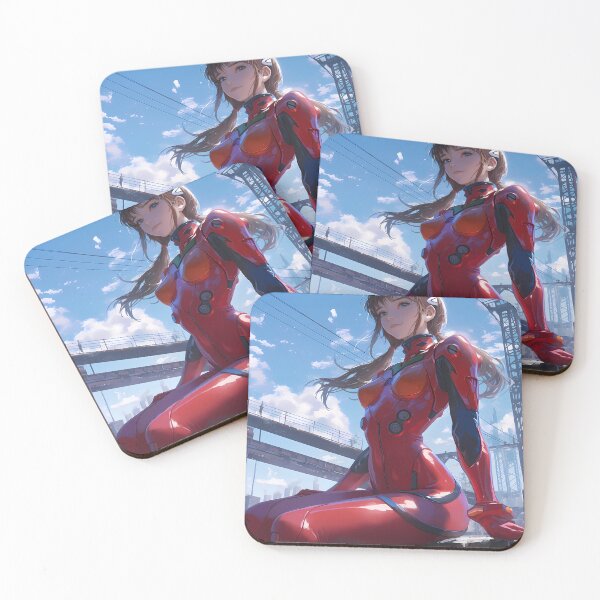 Item preview, Illustrious Makinami Mari Neon Genesis Evangelion Anime Fearless Red Prowess designed and sold by juniorcastros.
