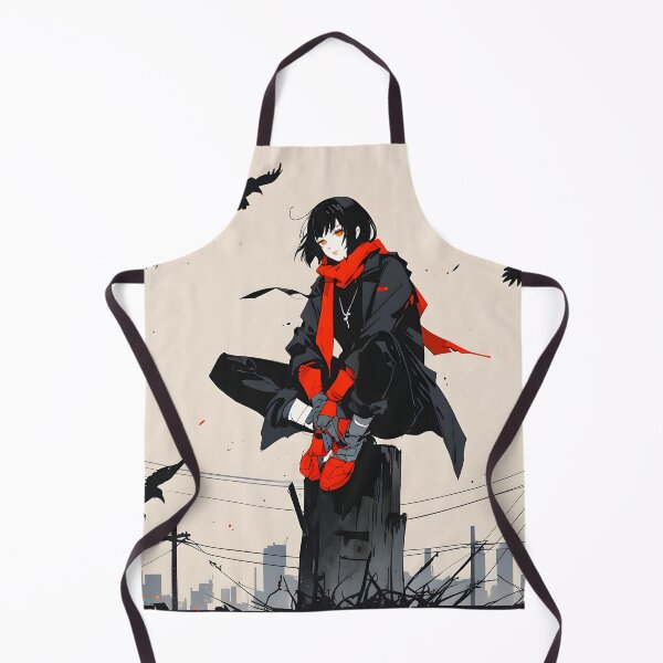 Item preview, Anime girl surrounded by crows and mysterious aura designed and sold by Ledsor.