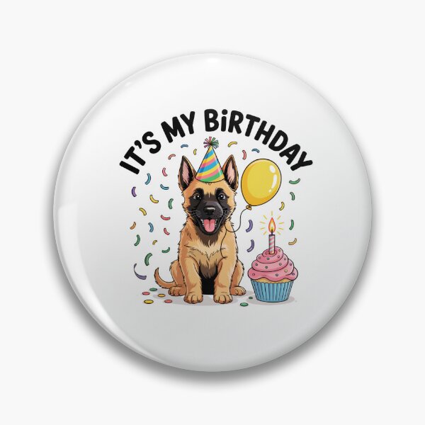 Item preview, Belgian Malinois Puppy Birthday designed and sold by TheAnimalZ00.