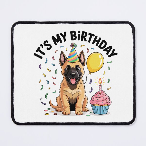 Item preview, Belgian Malinois Puppy Birthday designed and sold by TheAnimalZ00.
