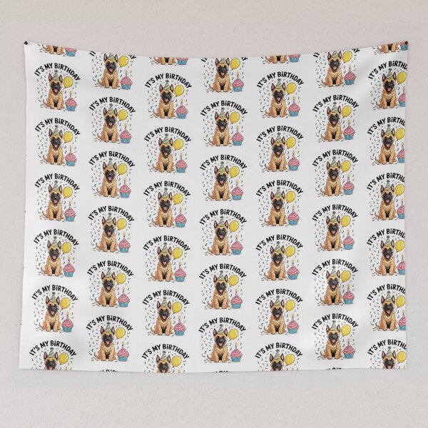 Item preview, Belgian Malinois Puppy Birthday designed and sold by TheAnimalZ00.