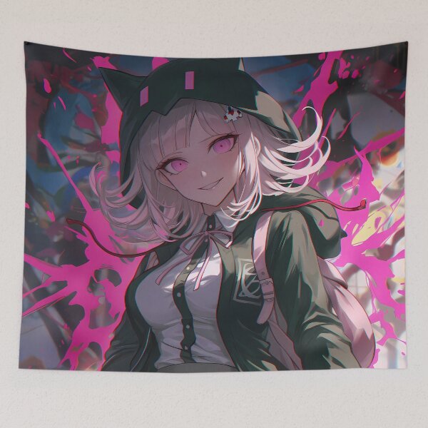 Artikelvorschau, Chiaki Nanami Danganronpa Anime Girl Kawaii Gamer entworfen und verkauft von juniorcastros.