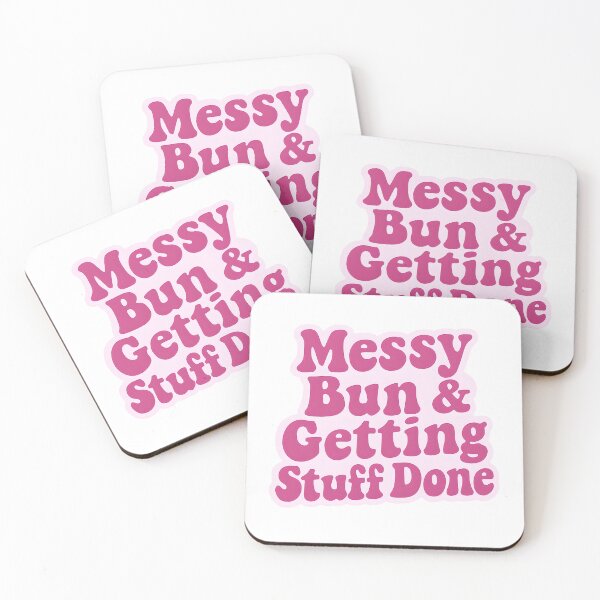 Item preview, Messy Bun & Getting Stuff Done designed and sold by CharmStudio.