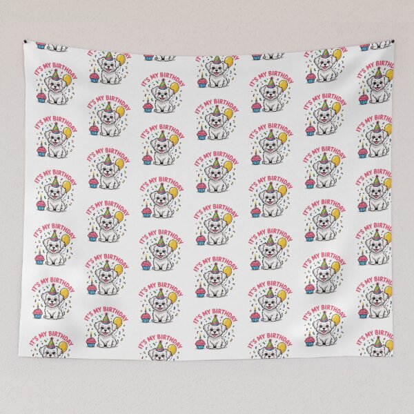 Item preview, Maltese Puppy Birthday designed and sold by TheAnimalZ00.