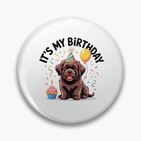 Item preview, Newfoundland Puppy Birthday designed and sold by TheAnimalZ00.