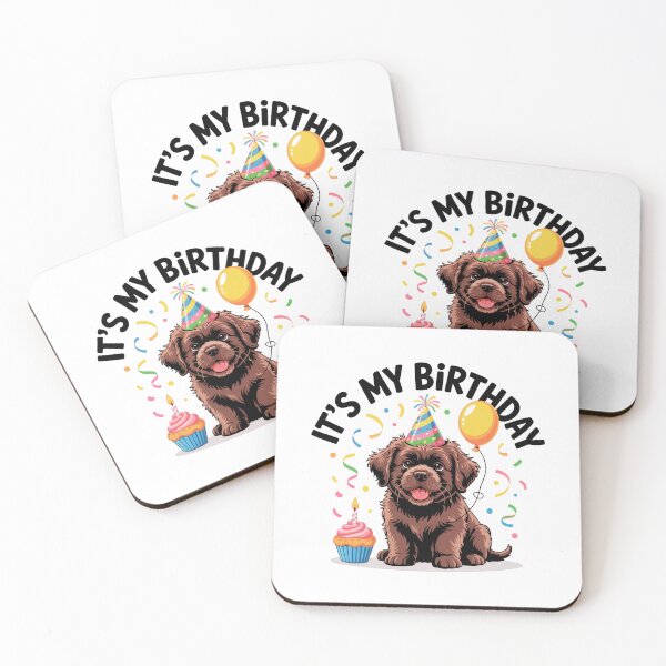 Item preview, Newfoundland Puppy Birthday designed and sold by TheAnimalZ00.