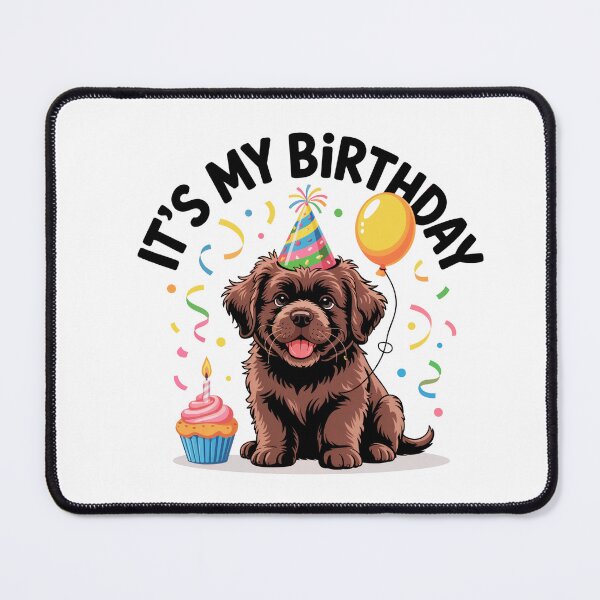 Item preview, Newfoundland Puppy Birthday designed and sold by TheAnimalZ00.