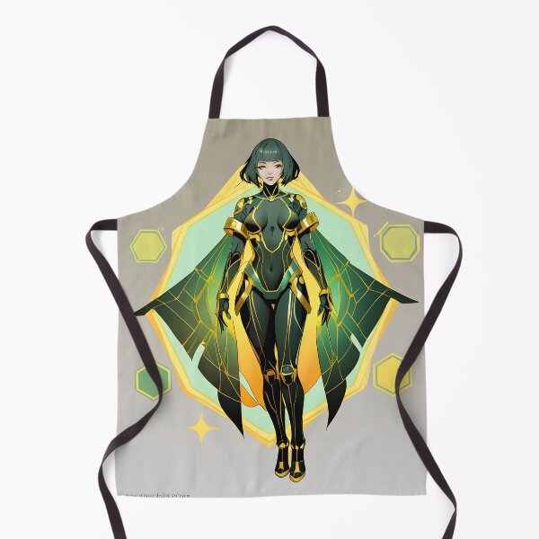 Item preview, Heroine girl with futuristic superpower suit designed and sold by Ledsor.
