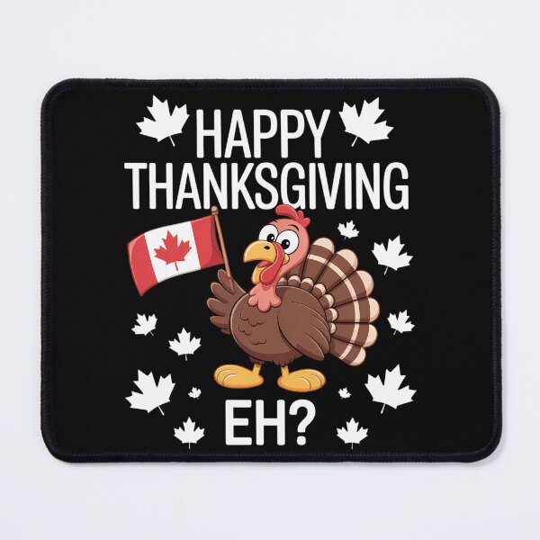 Item preview, Turkey With Canada Flag Happy Thanksgiving Day Eh Canadian designed and sold by brynatshop.