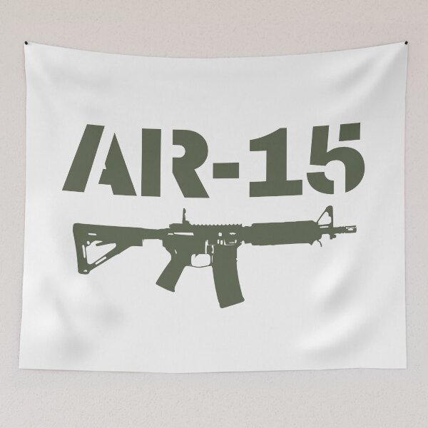 Artikelvorschau, Taktisches Gewehr AR-15 entworfen und verkauft von UNK-Fatigues.