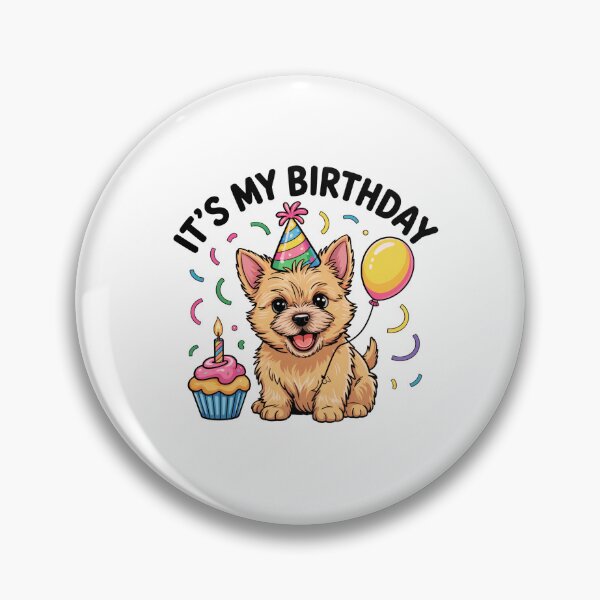 Item preview, Norwich Terrier Puppy Birthday designed and sold by TheAnimalZ00.