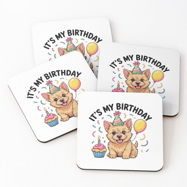 Item preview, Norwich Terrier Puppy Birthday designed and sold by TheAnimalZ00.