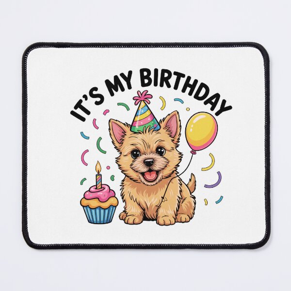 Item preview, Norwich Terrier Puppy Birthday designed and sold by TheAnimalZ00.