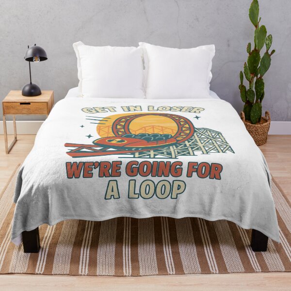 Item preview, Get in Loser We’re Going for a Loop Roller Coaster T-Shirt designed and sold by Zippitydodads.