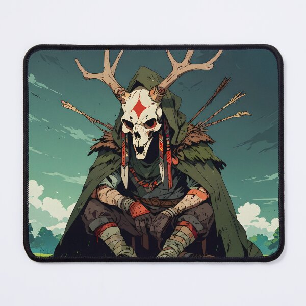 Item preview, Skull shaman with deer antlers and robe designed and sold by Ledsor.