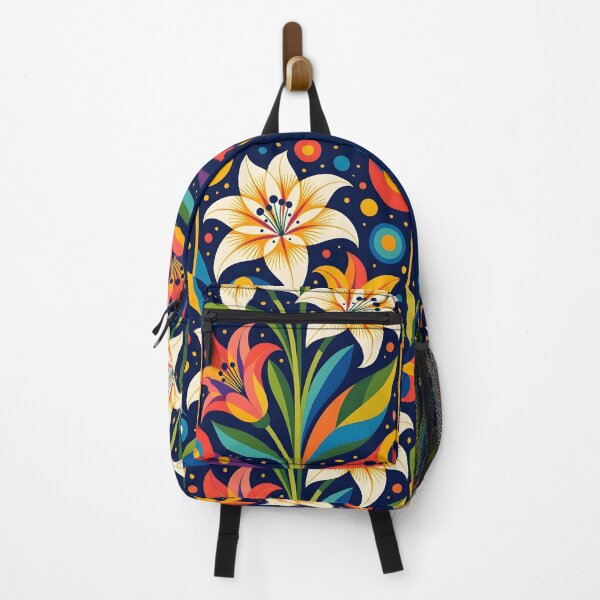 Item preview, Modern Geometric Colorful Lillies designed and sold by artedamensagem.