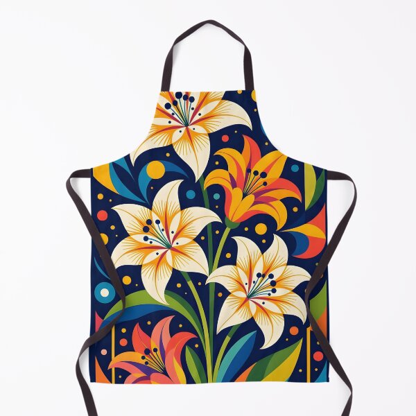 Item preview, Modern Geometric Colorful Lillies designed and sold by artedamensagem.