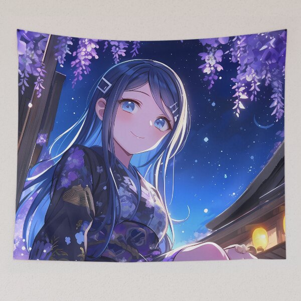 Item preview, Sayaka Maizono Danganronpa Anime Wisteria Twilight Reverie designed and sold by juniorcastros.