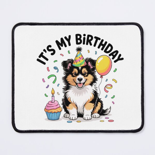 Item preview, Shetland Sheepdog Puppy Birthday designed and sold by TheAnimalZ00.
