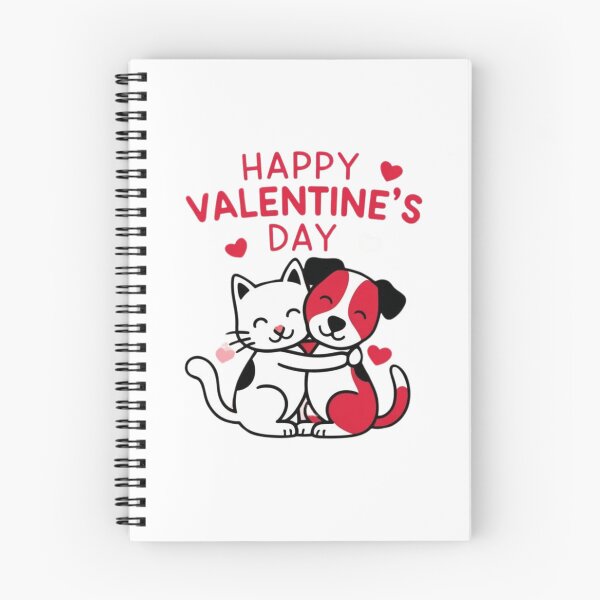 Item preview, A charming Valentine's Day, dog and a cat hugging each other, adorable valentine'sday, dog and cat designed and sold by Theerapong Masanong.