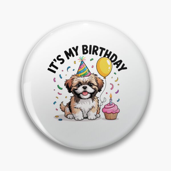 Artikelvorschau, Geburtstag eines Shih Tzu-Welpen entworfen und verkauft von TheAnimalZ00.