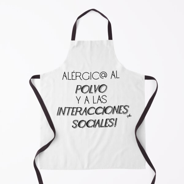 Item preview, Allergic to dust and social interactions - Phrase designed and sold by PitiHerreraStudio.