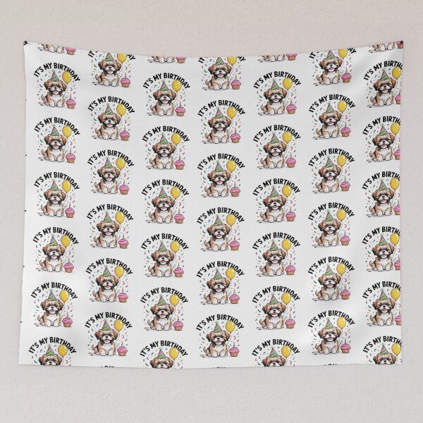 Item preview, Shih Tzu Puppy Birthday designed and sold by TheAnimalZ00.