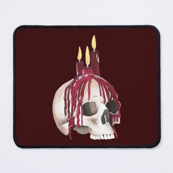 Item preview, Red Wax Drip Skull designed and sold by Fave101.