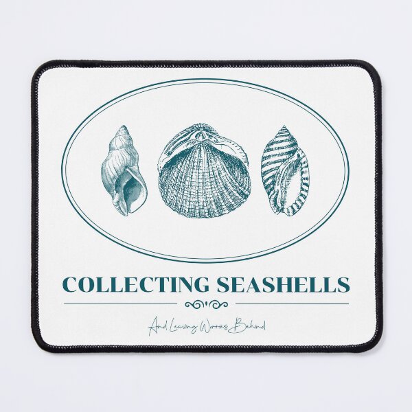 Item preview, Collecting Seashells and Leaving Worries Behind Beach Seashells designed and sold by Sydnificant2010.