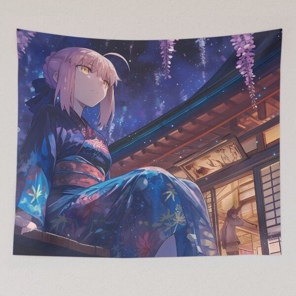 Item preview, Saber Alter Fate Stay Night Anime Wisteria Twilight Elegance designed and sold by juniorcastros.