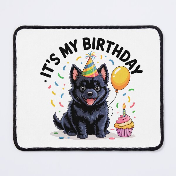 Item preview, Schipperke Puppy Birthday designed and sold by TheAnimalZ00.
