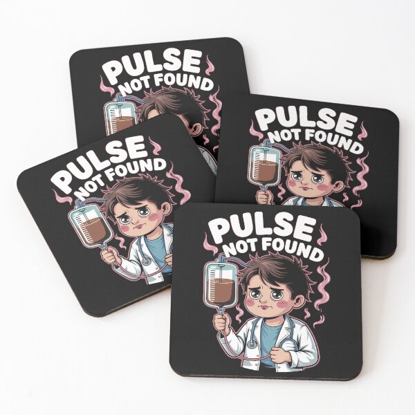 Item preview, Pulse Not Found – Funny Coffee IV Medical Humor designed and sold by Taans-Creation.