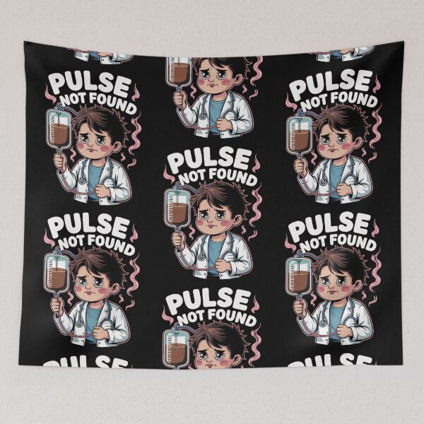 Item preview, Pulse Not Found – Funny Coffee IV Medical Humor designed and sold by Taans-Creation.