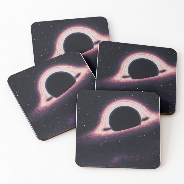Item preview, Pixel Art Black Hole – Retro Space Universe Cosmic Illustration designed and sold by Greemo03.
