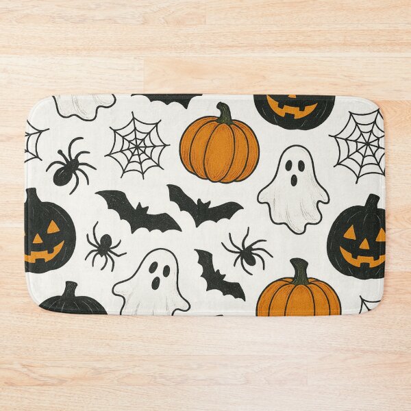 Item preview, Halloween Pattern designed and sold by FLATVAC STICKER.