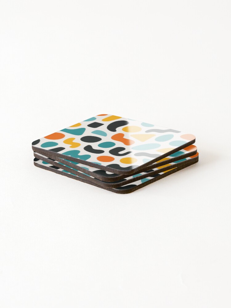 Thumbnail 4 of 5, Coasters (Set of 4), Abstract Pattern designed and sold by imamsoe.