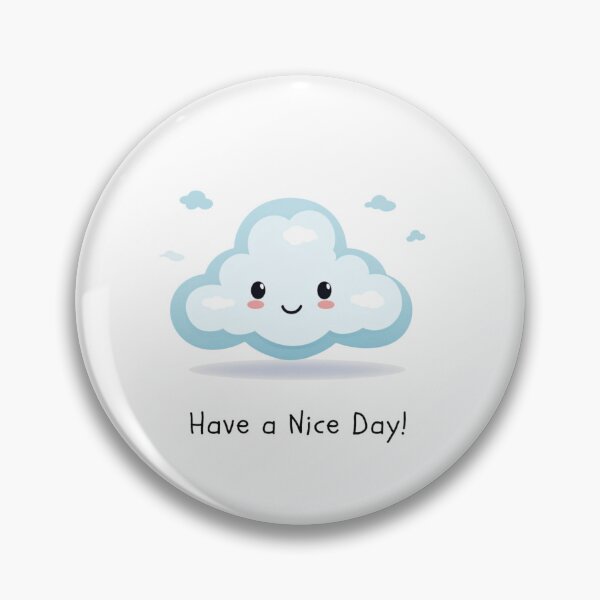Item preview, Have a Nice Day, Have a Good Day with Cute Clouds, Happy Clouds, Happy Day, Little Cloud, Big Smile designed and sold by Theerapong Masanong.