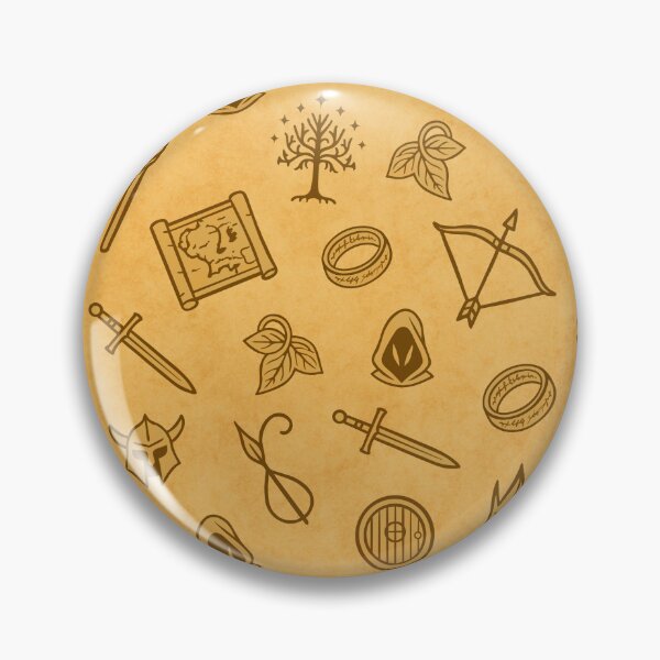 Item preview, Lord of the Rings Inspired Pattern | Middle-earth Icons Design designed and sold by Mira.Made.