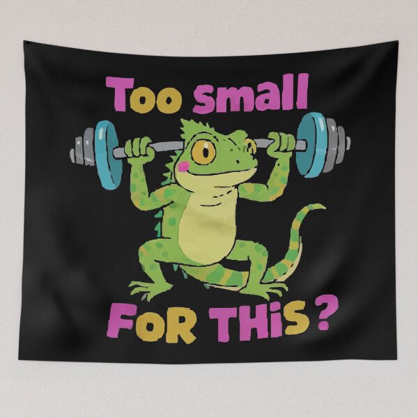 Item preview, funny lizard meme Workout Lizard Meme designed and sold by Uglyandcute.