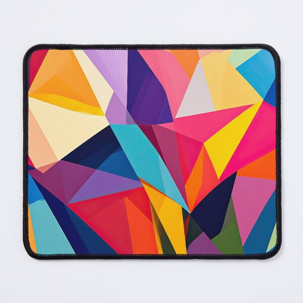 Item preview, Pattern colorful abstract geometric, pointed shapes designed and sold by angel-cat-22.